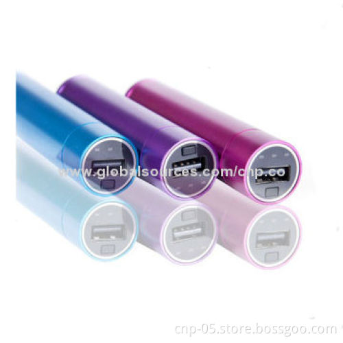 2,200mAh Aluminum External Battery Charger Stick with LED Power Indicator